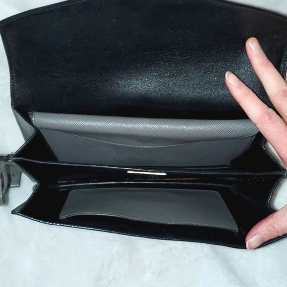 Prada Leather Clutch with Lock & Key - Picture 9 of 16